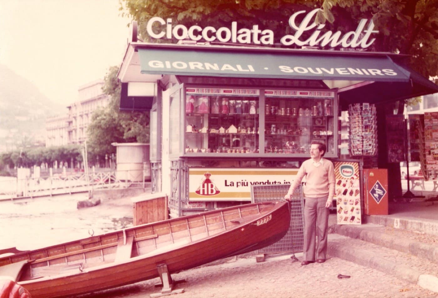 Il chiosco storico sul lungolago di Lugano, all'origine della gelateria